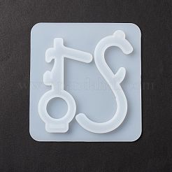 Moldes de silicona para colgantes diy con forma de llave&nbsp;DIY-F114-16