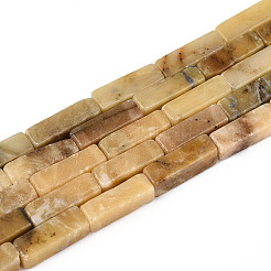 Natürliche Huanglong-Jadeperlenstränge&nbsp;G-T141-109
