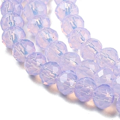 Peinture de cuisson perles de verre transparentes brins&nbsp;DGLA-A034-J2mm-B06