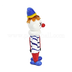 Décorations de clown en verre soufflé faites à la main&nbsp;LAMP-Q005-12G