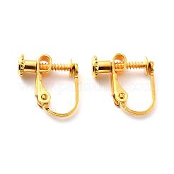Messingschraube an Clip-On-Ohrringen&nbsp;KK-L164-02G