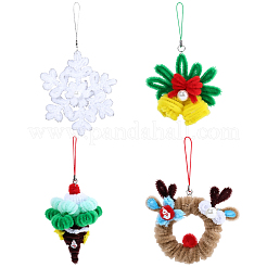 Kit de fabrication de bijoux DIY sur le thème de Noël&nbsp;DIY-SC0032-75