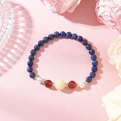 3 bracelet extensible en perles de coquillage&nbsp;BJEW-JB11938