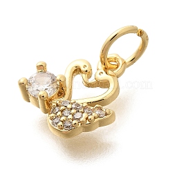 Micro Pave Bijoux de zircone cubique en laiton de placage en râtelier&nbsp;KK-H508-31G
