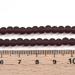 Fili di perline do vetro trasparente&nbsp;GLAA-T032-T4mm-MD19