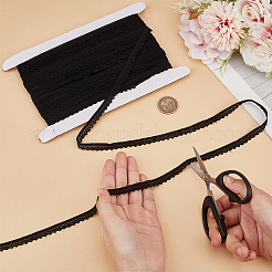 30 Yards elastisches Nylon-Spitzenband mit gewellten Kanten&nbsp;OCOR-FG0002-79A