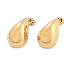 Orecchini a goccia in acciaio inossidabile 304&nbsp;EJEW-R008-01G