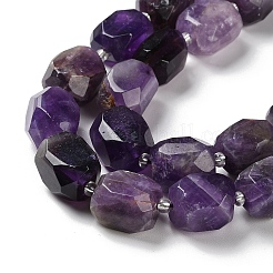 Natürlichen Amethyst Perlen Stränge&nbsp;G-C105-A01-01