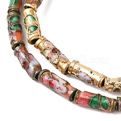 Handmade Cloisonne Perlen&nbsp;CLB-F001-02M
