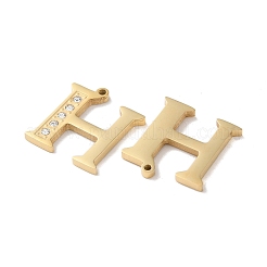 Colgantes de acero inoxidable 304 chapados en oro real de 14k&nbsp;STAS-L022-157G-H
