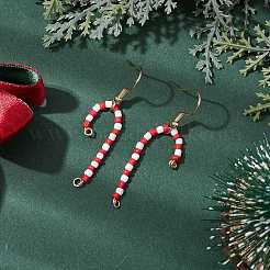 Boucles d'oreilles avec pendentif en verre&nbsp;EJEW-JE06043