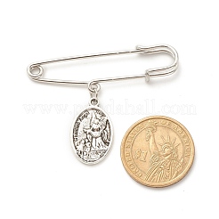 Spilla in lega in stile tibetano con charm&nbsp;JEWB-BR00066