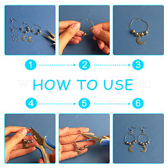 DIY Punk-Ohrring-Halsketten-Bastelsets&nbsp;DIY-AR0002-61