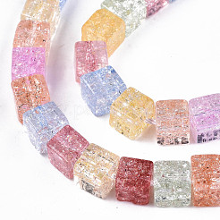 Perle di vetro crackle&nbsp;X-GLAA-S192-005A
