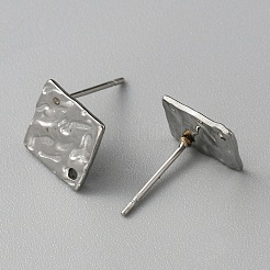 Ohrstecker aus strukturiertem&nbsp;STAS-WH0027-54G