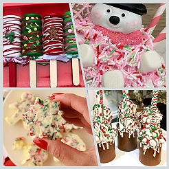 120 g 3 Farben Weihnachtsmotiv handgemachte Polymer Clay Perlen&nbsp;CLAY-SC0002-08