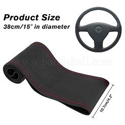Housse de volant en cuir microfibre et nylon cousue à la main&nbsp;FIND-FH0006-64B