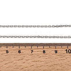 12 Stück 304 Edelstahl-Kabelkettenhalsketten für Männer und Frauen&nbsp;NJEW-H093-21P-01