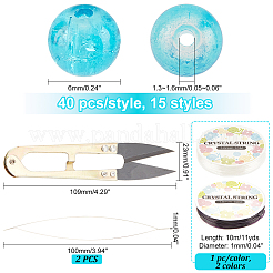 Kit per la creazione di braccialetti elastici fai da te&nbsp;DIY-PH0010-79B