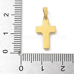 Ionenplattierung (IP) 304 Edelstahl Micro Pave Zirkonia Anhänger&nbsp;STAS-Z107-08G-12