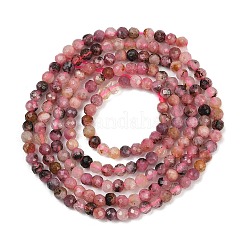 Chapelets de perles en rhodonite naturelle&nbsp;G-RM2025-B35-2mm-A