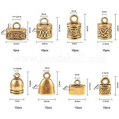 Corde in lega di stile tibetano&nbsp;TIBEB-PH0004-47AG