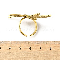 Offene Manschettenringe aus Edelstahl 304&nbsp;RJEW-M074-04C-G