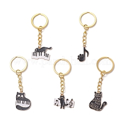 Legierungs-Emaille-Anhänger-Schlüsselanhänger&nbsp;KEYC-JKC01247