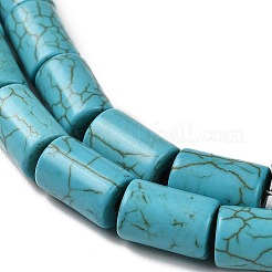 Fili di perline howlite sintetico&nbsp;TURQ-F018-06