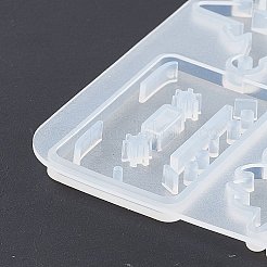 Silikonformen mit Herz-/Mond-/Blatt-Anhänger zum Selbermachen&nbsp;X-DIY-A039-05