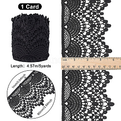 Bordure en dentelle de polyester de 4.8~5 mètre&nbsp;OCOR-FG0001-81A