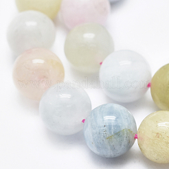Fili di perle di natura morganite&nbsp;G-D0001-03-10mm