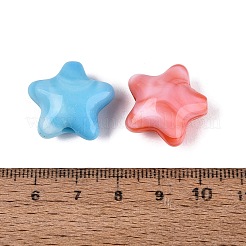 Perles acryliques opaques de deux tons&nbsp;OACR-Q199-31