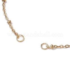 2 pz 2 colori 304 acciaio inossidabile catena satellitare braccialetto cursore making&nbsp;AJEW-JB01242