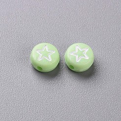 Abalorios acrílicos opacos&nbsp;MACR-N008-40G