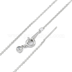 Collane in ottone catena a catena&nbsp;NJEW-U008-07P