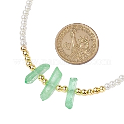 Colliers de perles d'imitation en plastique abs&nbsp;NJEW-JN04859