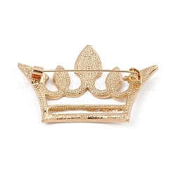 Broche couronne en strass&nbsp;JEWB-Q030-06G