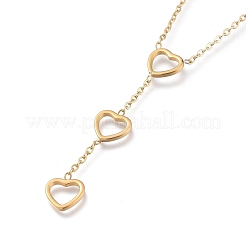 Ensembles de bijoux en acier inoxydable 304 en forme de cœur&nbsp;SJEW-M097-17G