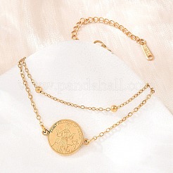 Bracelets multibrins en acier inoxydable 304&nbsp;SA-CBA7739-02G