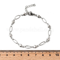 Gliederarmbänder aus 304 Edelstahl&nbsp;BJEW-A044-03C-P