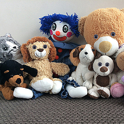 80 Set mit 10 Farben Plastikaugen für Puppen&nbsp;DIY-DC0002-38B