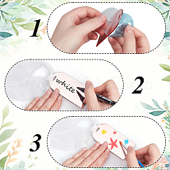 20 Acryl-Sitzplatzschild für Hochzeiten&nbsp;AJEW-BM0001-24B