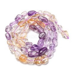 Natürliche Amethyst- und Citrinperlenstränge&nbsp;G-L610-B06-01