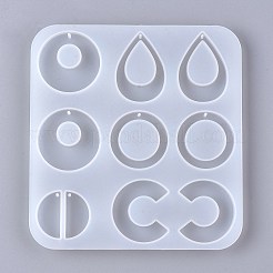 Geometrie Anhänger Silikonformen&nbsp;X-DIY-K031-02