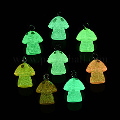 Colgantes luminosos de resina transparente&nbsp;RESI-T059-14