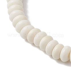 2 pz braccialetti elastici in perline turchesi sintetiche per donne e uomini&nbsp;BJEW-JB11293