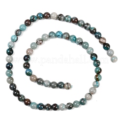 Perline Chrysocolla naturale fili&nbsp;G-K405-B01-6mm