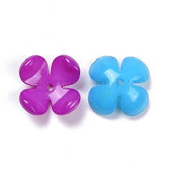 Opacos casquillos del grano de la flor de acrílico&nbsp;SACR-Q099-M19