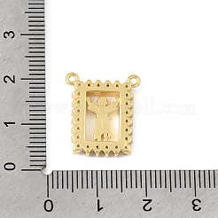 Religion Messing Micro Pave Zirkonia Anhänger&nbsp;KK-E799-02C-G